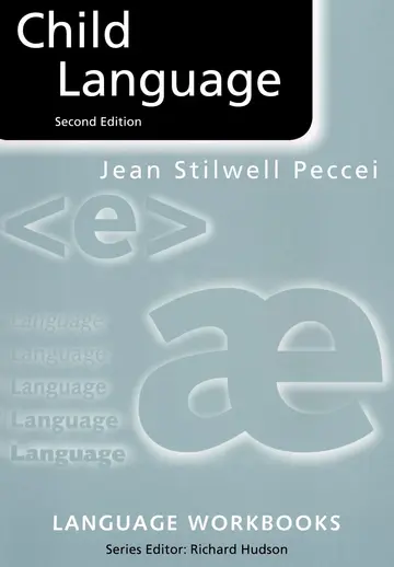 Cover of Child Language
