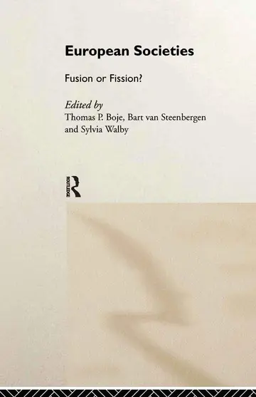 Cover of European Societies