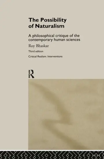 Cover of The Possibility of Naturalism