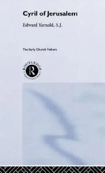 Cover of Cyril of Jerusalem