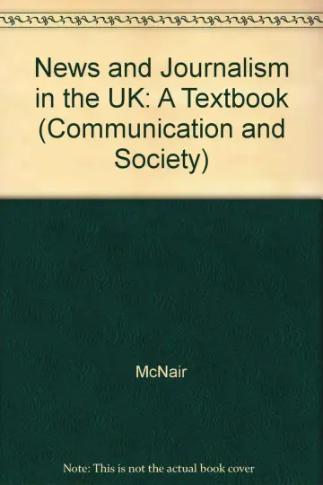 Cover of News and Journalism in the UK