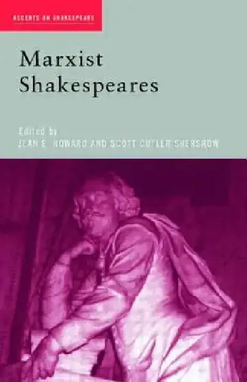 Cover of Marxist Shakespeares