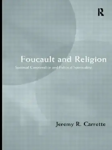 Cover of Foucault and Religion