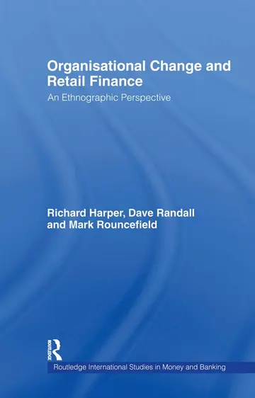 Cover of Organisational Change and Retail Finance