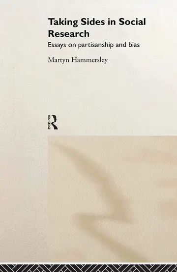 Cover of Taking Sides in Social Research