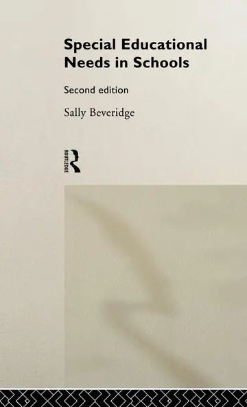 Cover of Special Educational Needs in Schools