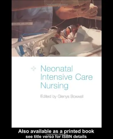 Cover of Neonatal Intensive Care Nursing