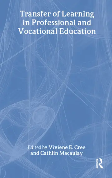 Cover of Transfer of Learning in Professional and Vocational Education