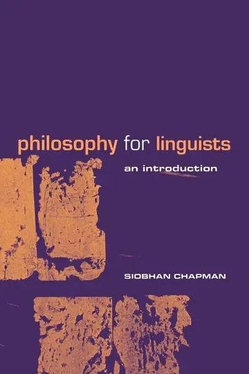 Cover of Philosophy for Linguists