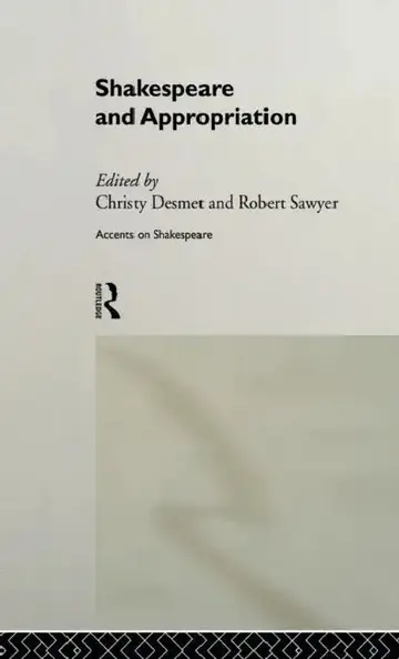 Cover of Shakespeare and Appropriation