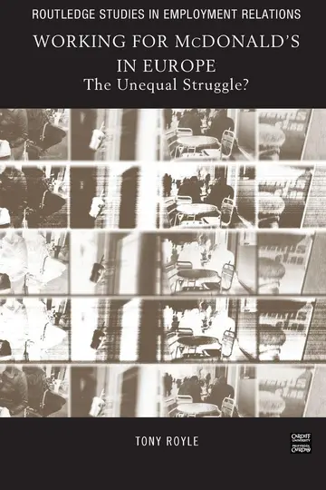 Cover of Working for McDonald's in Europe