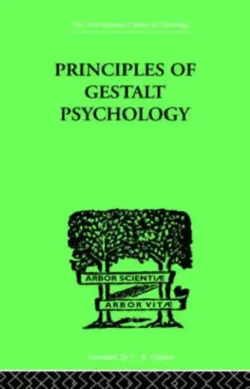 Cover of Principles of Gestalt Psychology