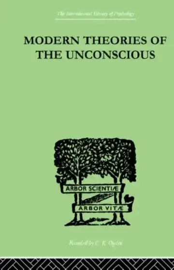 Cover of Modern Theories Of The Unconscious