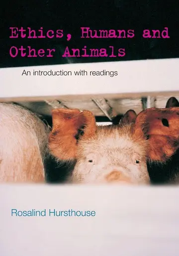 Cover of Ethics, Humans and Other Animals