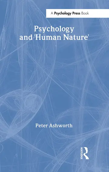 Cover of Psychology and 'Human Nature'