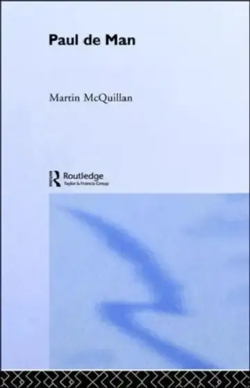 Cover of Paul de Man