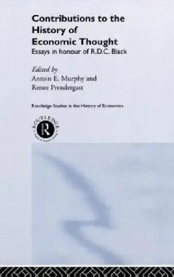 Cover of Contributions to the History of Economic Thought