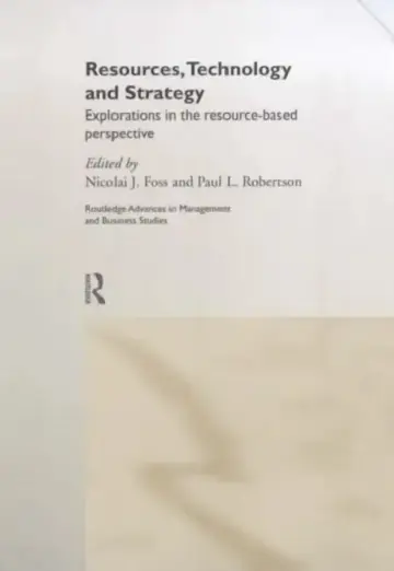 Cover of Resources, Technology and Strategy