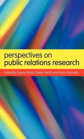 Cover of Perspectives on Public Relations Research