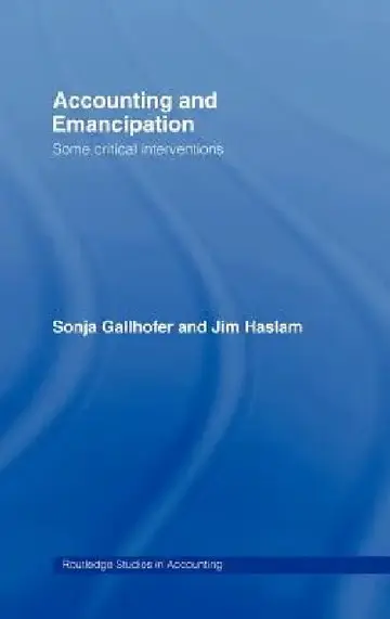 Cover of Accounting and Emancipation