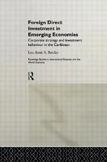 Cover of Foreign Direct Investment in Emerging Economies