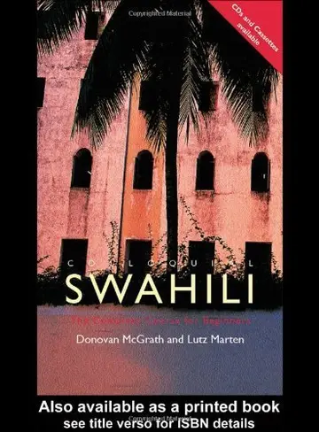 Cover of Colloquial Swahili