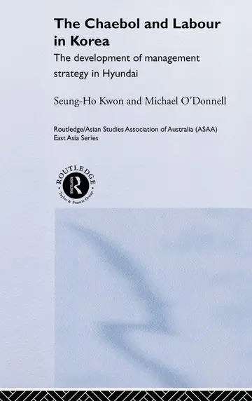 Cover of The Chaebol and Labour in Korea