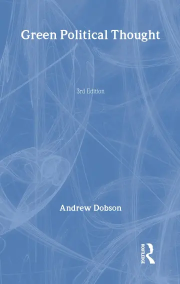Cover of Green Political Thought