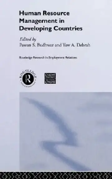 Cover of Human Resource Management in Developing Countries