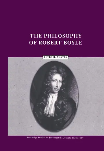 Cover of The Philosophy of Robert Boyle