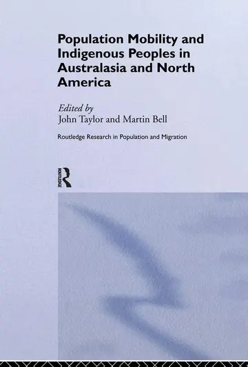 Cover of Population Mobility and Indigenous Peoples in Australasia and North America