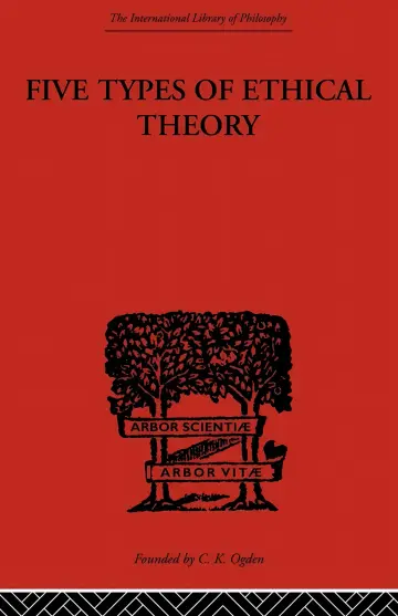 Cover of Five Types of Ethical Theory