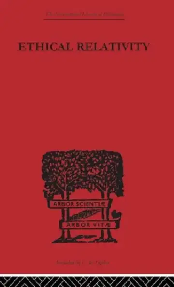 Cover of Ethical Relativity