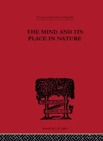 Cover of The Mind and Its Place in Nature