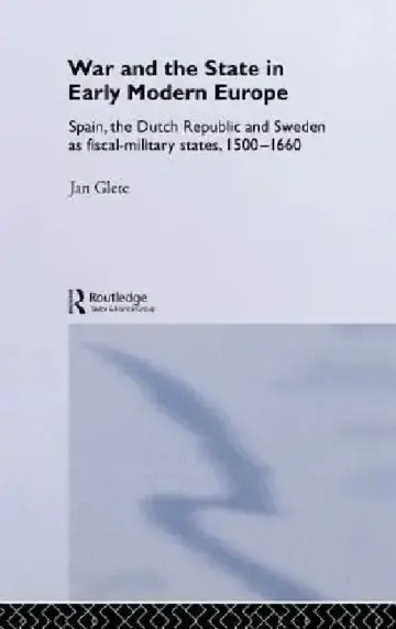 Cover of War and the State in Early Modern Europe