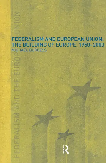 Cover of Federalism and European Union