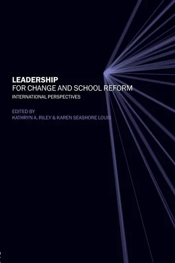 Cover of Leadership for Change and School Reform