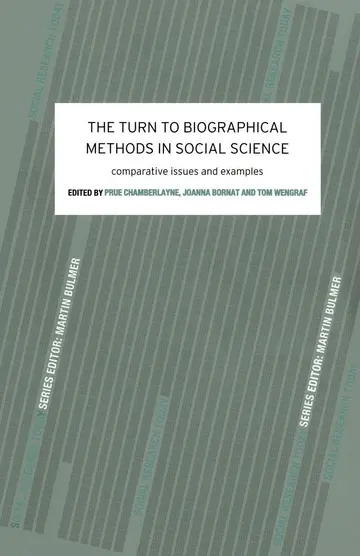 Cover of The Turn to Biographical Methods in Social Science