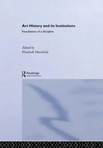 Cover of Art History and Its Institutions
