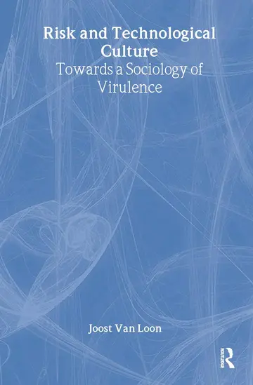 Cover of Risk and Technological Culture