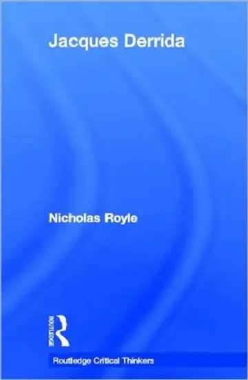 Cover of Jacques Derrida