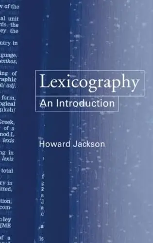 Cover of Lexicography