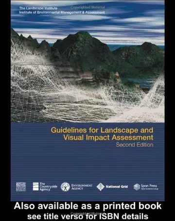 Cover of Guidelines for Landscape and Visual Impact Assessment