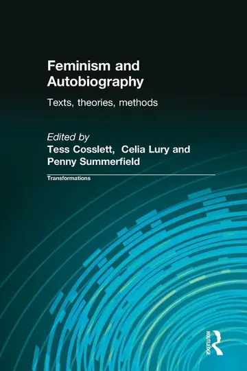 Cover of Feminism and Autobiography