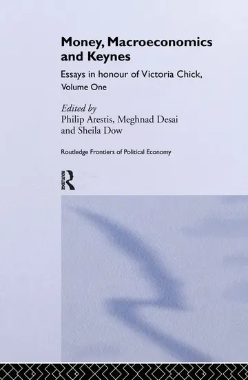 Cover of Money, Macroeconomics an Keynes