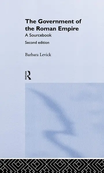 Cover of The Government of the Roman Empire