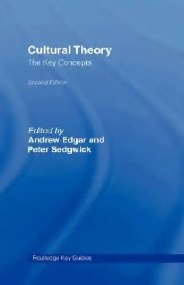 Cover of Cultural Theory