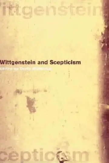 Cover of Wittgenstein and Scepticism
