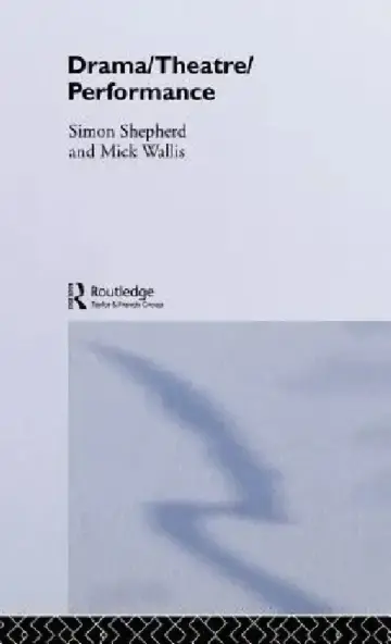 Cover of Drama/Theatre/Performance