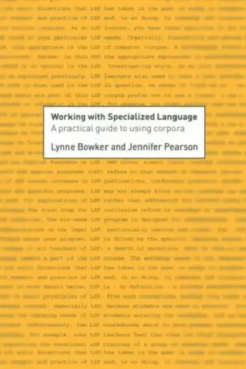 Cover of Working With Specialized Language